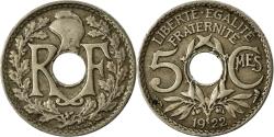 World Coins - Coin, France, Lindauer, 5 Centimes, 1922, Poissy, , Copper-nickel