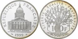 World Coins - France, 100 Francs, Panthéon, 1999, Paris, BE, Silver, , Gadoury:898a