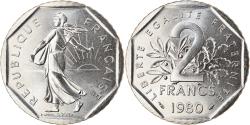 World Coins - Coin, France, 2 Francs, 1980, FDC, , Nickel