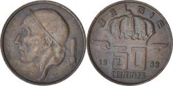 World Coins - Belgium, 50 Centimes, 1988