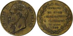 World Coins - France, Medal, Napoléon III, Annexion de la Savoie et Nice, 1860, Brass