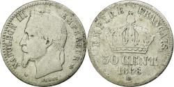 World Coins - Coin, France, Napoleon III, Napoléon III, 50 Centimes, 1868, Strasbourg