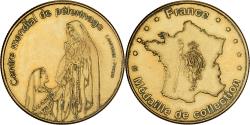 World Coins - France, Medal, Lourdes, Lieu de Pélerinage Français, Copper-nickel Aluminium