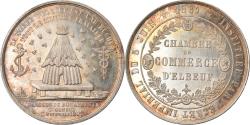 World Coins - France, Token, Chambre de Commerce d'Elbeuf, 1861, Lecomte, , Silver
