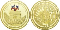 World Coins - France, Medal, 70ème Anniversaire Fin de la 2ème Guerre Mondiale, 2015