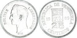 World Coins - Coin, Venezuela, 25 Centimos, 1989