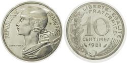 World Coins - Coin, France, 10 Centimes, 1981, Paris, , Silver, KM:P690