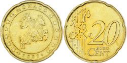 World Coins - Monaco, Rainier III, 20 Euro Cent, 2002, Paris, , Brass, Gadoury:MC176