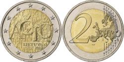 World Coins - Lithuania, 2 Euro, Lithuanian Language, 2015, Vilnius, Bi-Metallic,