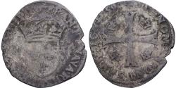 World Coins - France, Henri IV, Douzain aux deux H, 1596, Paris, Billon,