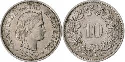 World Coins - Switzerland, 10 Rappen, 1970, Bern, , Copper-nickel, KM:27
