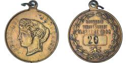 World Coins - France, Medal, Troisième République, Souvenir du Tirage au Sort, Classe, 1882
