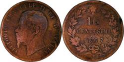 World Coins - Coin, Italy, Vittorio Emanuele II, 10 Centesimi, 1867, Birmingham,