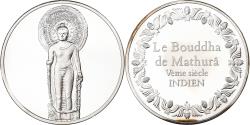 World Coins - France, Medal, Le Bouddha de Mathurâ, 1982, Silver, Proof,