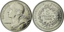 World Coins - Coin, France, Marianne du nouveau franc, 5 Francs, 2000, Paris,