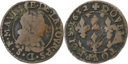 World Coins - Principality of Sedan, Frédéric-Maurice de la Tour, Double Tournois, 1632