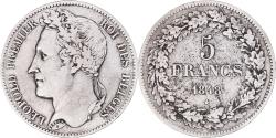 World Coins - Coin, Belgium, Leopold I, 5 Francs, 5 Frank, 1848, , Silver, KM:3.2