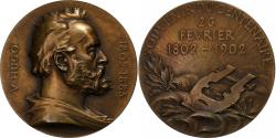 World Coins - France, Medal, Victor Hugo, Souvenir du Centenaire, 1902, Bronze,