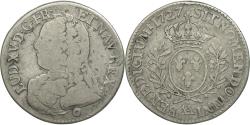 World Coins - Coin, France, Louis XV, 1/5 Écu aux branches d'olivier, 24 Sols, 1/5 ECU, 1727
