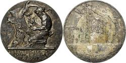 World Coins - France, Medal, Électricité de France et gaz de France, Silvered bronze
