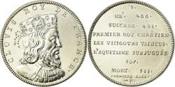 World Coins - France, Medal, Les Rois de France, Clovis, History, , Copper-nickel