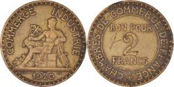 World Coins - Coin, France, Chambre de commerce, 2 Francs, 1920, Paris,