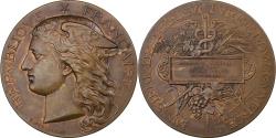 World Coins - France, Medal, Concours Régional Agricole, Nevers, 1880, Bronze, Ponscarme