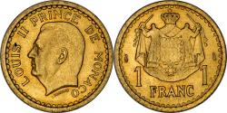 World Coins - Coin, Monaco, Franc, 1943, Poissy, , Cupro-Aluminium, Gadoury:MC 132