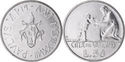 World Coins - Coin, VATICAN CITY, Paul VI, 50 Lire, 1978, , Stainless Steel, KM:136
