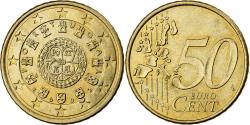 World Coins - Portugal, 50 Centimes, 2002, Lisbon, Nordic gold,