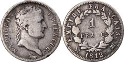 World Coins - Coin, France, Napoléon I, Franc, 1812, Marseille, , Silver, KM:692.11