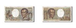 World Coins - Banknote, France, 200 Francs, 200 F 1981-1994 ''Montesquieu'', 1985, VF(20-25)