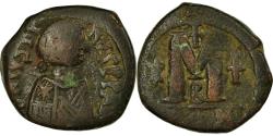 Ancient Coins - Coin, Justin I, Follis, 518-527, Constantinople, , Copper, Sear:63