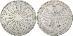 World Coins - Coin, GERMANY - FEDERAL REPUBLIC, 10 Mark, 1972, Karlsruhe, , Silver