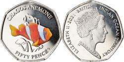 World Coins - Coin, British Indian Ocean, Poisson-clown, 50 Pence, 2021,