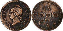 World Coins - France, 1 Centime, Dupré, AN 6, Paris, Copper, , Gadoury:76