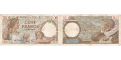 World Coins - France, 100 Francs, Sully, 1939-09-14, F.954, VF(20-25)