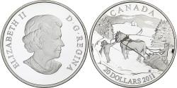 World Coins - Canada, 20 Dollars, Scène d'hiver, 2011, Ottawa, Silver,