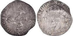 World Coins - Coin, France, Henri III, 1/4 Ecu, 1583, , Silver, Duplessy:1133