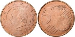 World Coins - Belgium, 5 Euro Cent, 2006, Brussels, Copper Plated Steel,