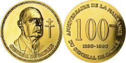 World Coins - France, Medal, 100ème Anniversaire de la Naissance du Général De Gaulle