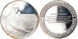 World Coins - France, Medal, Les Présidents de la République, Vincent Auriol,