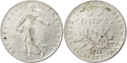 World Coins - Coin, France, Semeuse, 50 Centimes, 1913, Paris, , Silver, KM:854