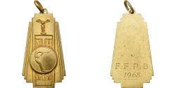World Coins - France, Medal, Fédération Française de Pelote Basque, 1968, Brass,