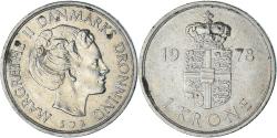 World Coins - Coin, Denmark, Krone, 1978