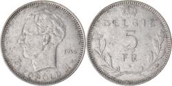 World Coins - Coin, Belgium, 5 Francs, 5 Frank, 1936