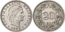 World Coins - Switzerland, 20 Rappen, Libertas, 1883, Bern, Nickel, , KM:29