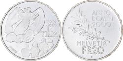 World Coins - Coin, Switzerland, Pax in Terra, 20 Francs, 2000, Bern, , Silver, KM:90