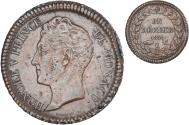 World Coins - Coin, Monaco, Honore V, 1 Décime, 1838, Monaco, , Bronze