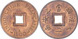 World Coins - Coin, FRENCH INDO-CHINA, Sapèque, 1900, Paris, , Bronze, KM:6
